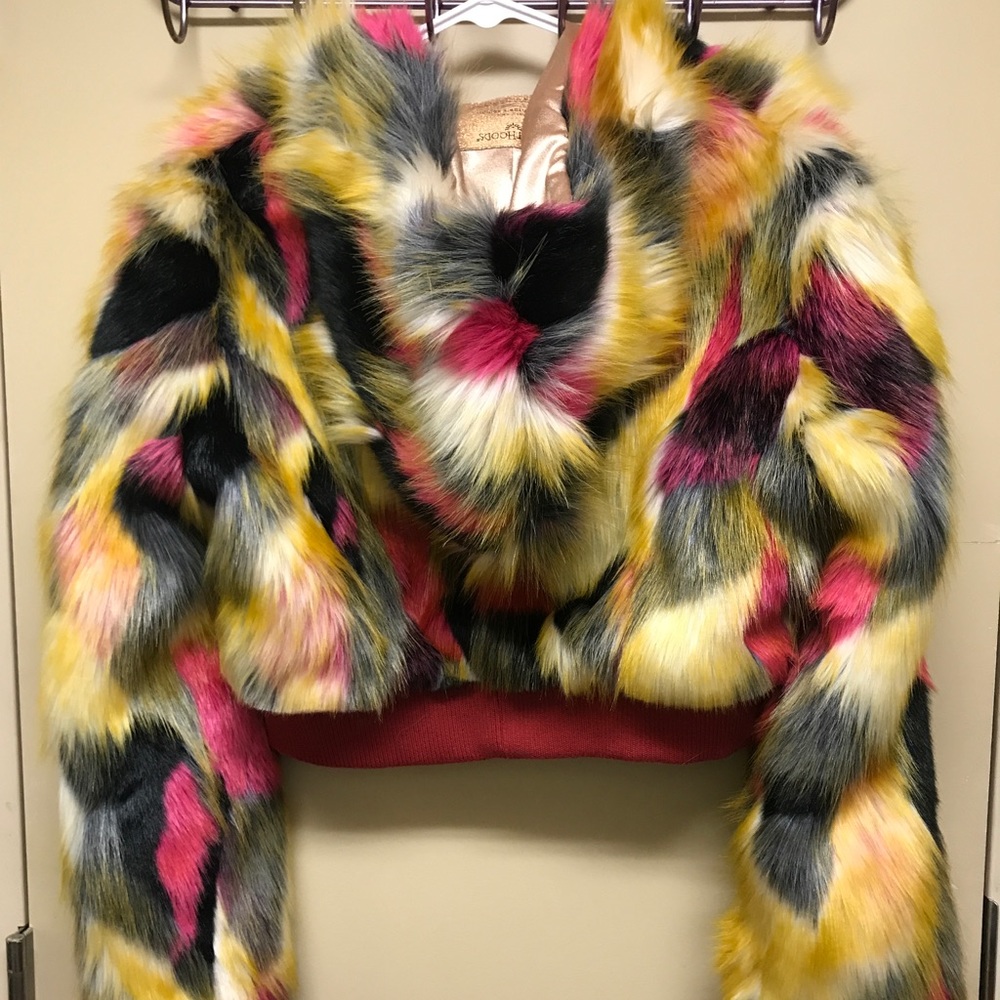 Monarch Butterfly Crop Jacket - Picture 2 of 2